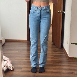 Levi’s 501 boot cut jeans